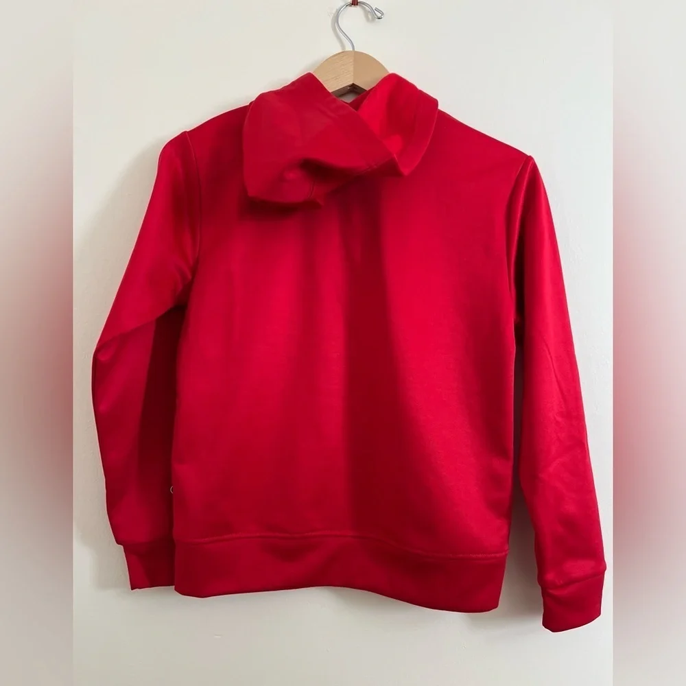 2/$15 CHAMPION Kids Jacket Unisex Red Hoodie 10-12 Fleece Authentic Athletic NEW